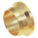 1/8 OD COMPRESSION RING BRASS