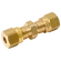 04MM OD EQUAL BRASS COUPLING