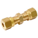 04MM OD EQUAL BRASS COUPLING