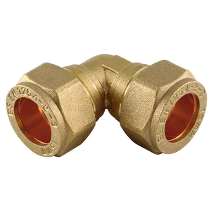 OD EQUAL METRIC 90¦ ELBOW BRASS