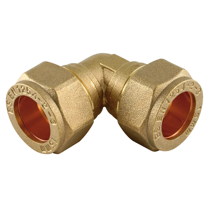 OD EQUAL METRIC 90¦ ELBOW BRASS