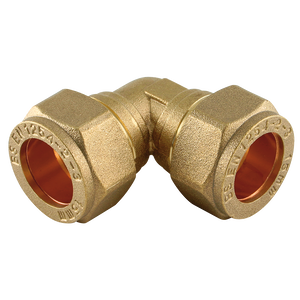 OD EQUAL METRIC 90¦ ELBOW BRASS