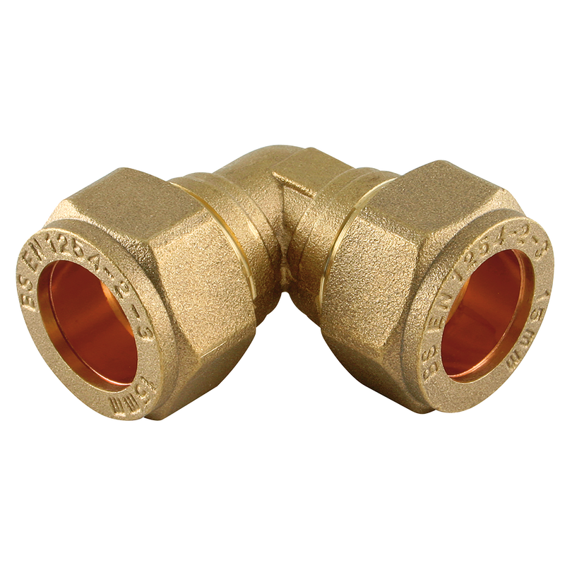 OD EQUAL METRIC 90¦ ELBOW BRASS