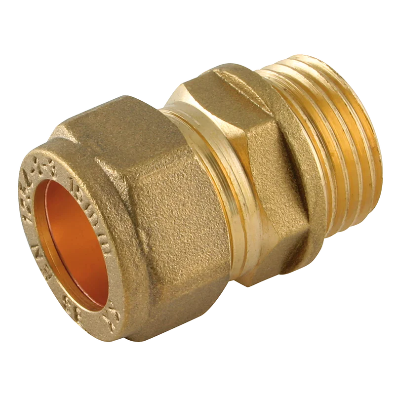 BSPP MALE METRIC STR BRASS