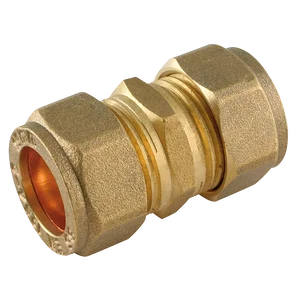 OD EQUAL METRIC STR COUPLER BRASS