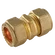 10MM OD EQUAL METRIC STR COUPLER BRASS