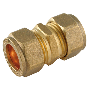 OD EQUAL METRIC STR COUPLER BRASS