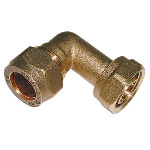 15MM OD X 1/2 BENT TANK CONN & WASHER