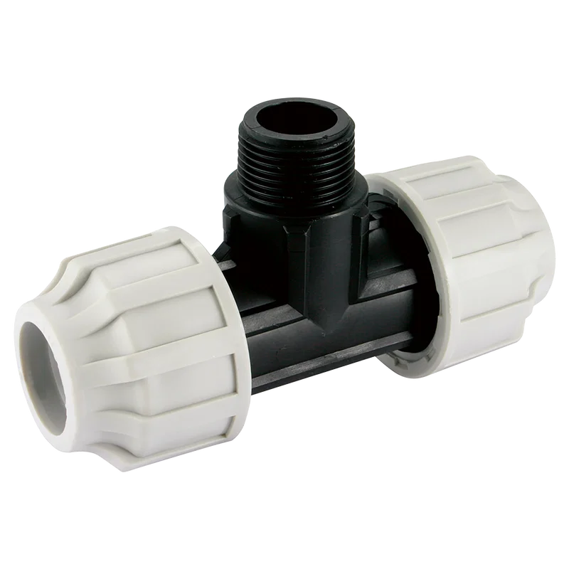 BSPTMALE TEE POLYPIPE