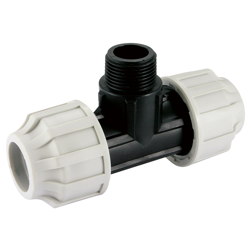 BSPTMALE TEE POLYPIPE