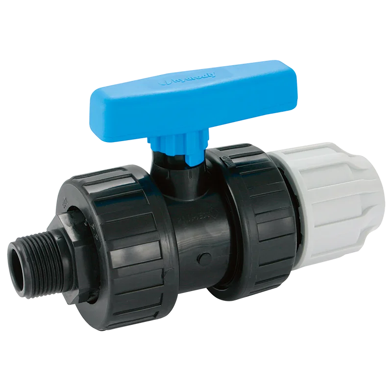 PP COMP VALVE X MALE BSP