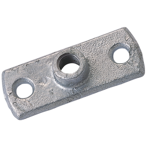 BACK PLATE GALV THREAD M12