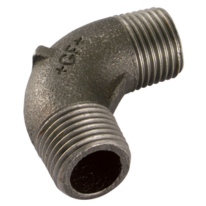 BSPT MALE/MALE ELBOW 90 BLACK GF94