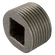 1.1/2BSPP RECESSED PLUG BLACK GF596