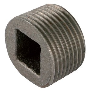 BSPP RECESSED PLUG BLACK GF596