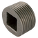 1.1/2BSPP RECESSED PLUG BLACK GF596