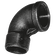 1X3/4   BSPT M/FEM ELBOW FIG152 BLACK