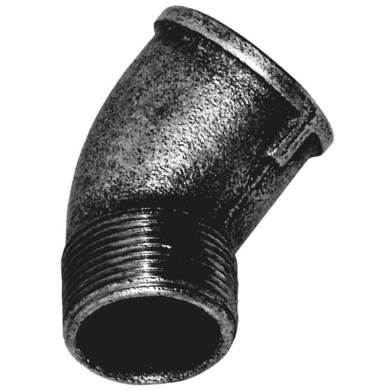 BSPT M/F 45 ELBOW FIG156 BLACK