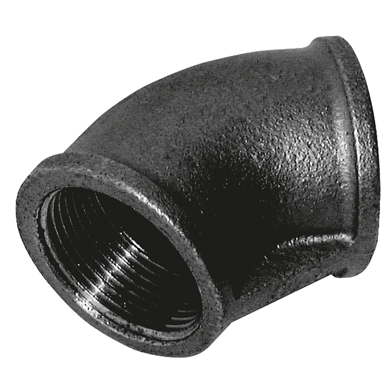 FEM 45 ELBOW FIG155 BLACK