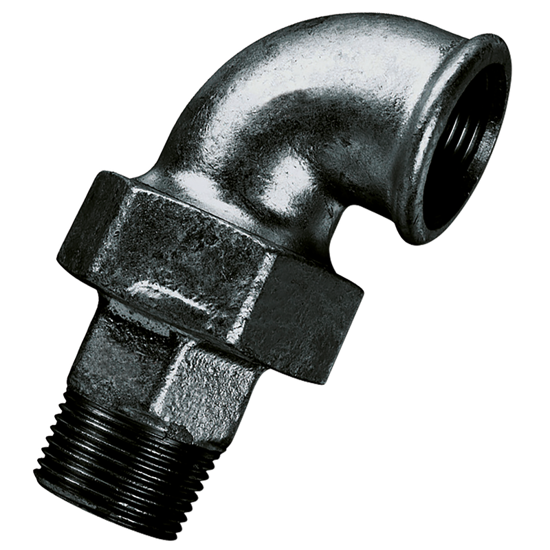 1/2 BSPT M/F 90 UNION FIG262 BLACK