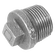 1/2  BSPT MALE BEADED SOLID PLUG GALV