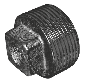 BSPT MALE HOLLOW PLUG FIG147 BLACK