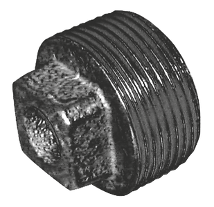 BSPT MALE HOLLOW PLUG FIG147 BLACK