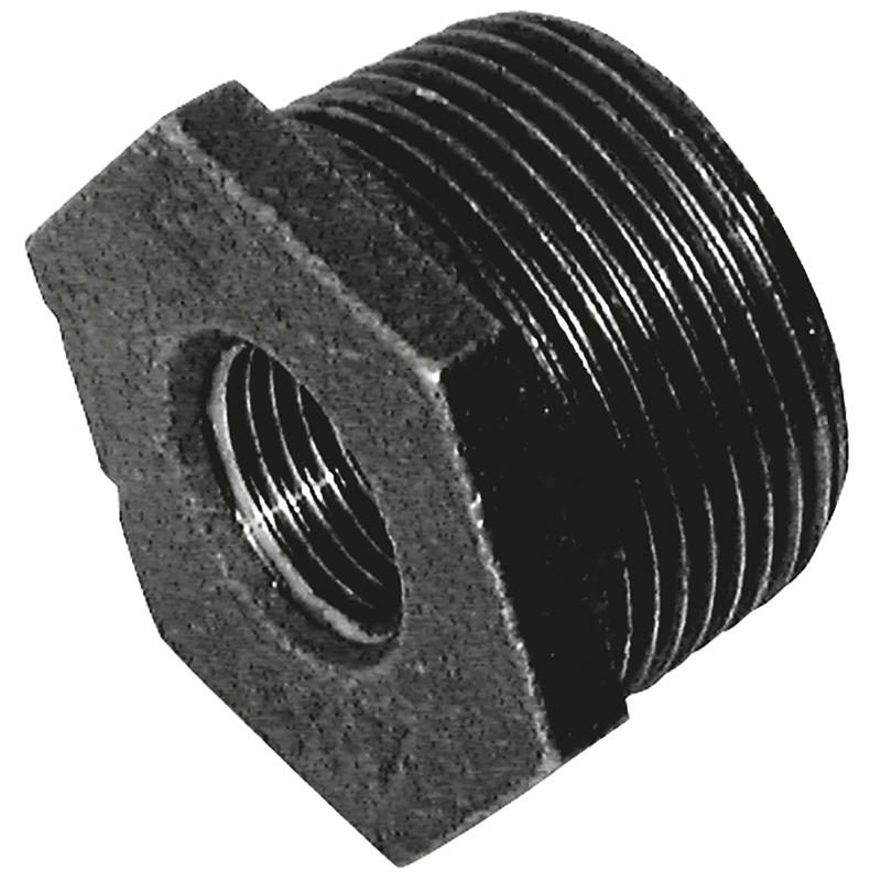 3 X 1.1/2      BSPT M/F HEX BUSH BLACK