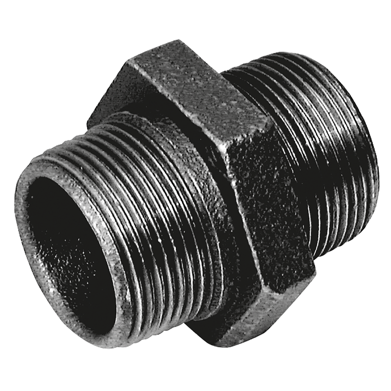 BSPT MALE HEX NIPPLE FIG144