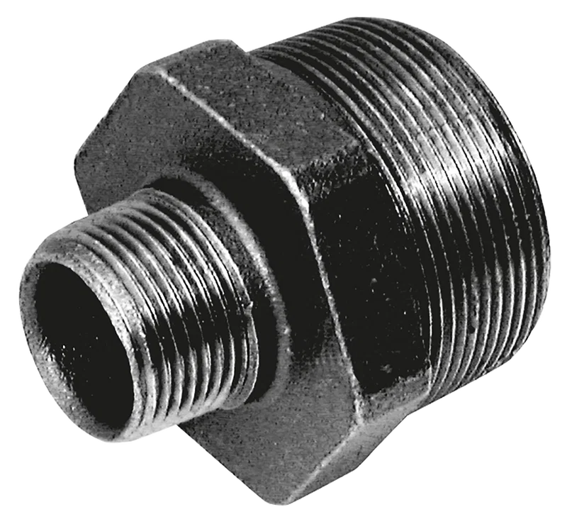 BSPT HEX REDU NIPPLE BLACK