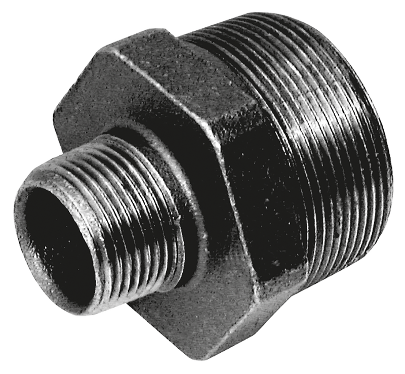 BSPT HEX REDU NIPPLE BLACK