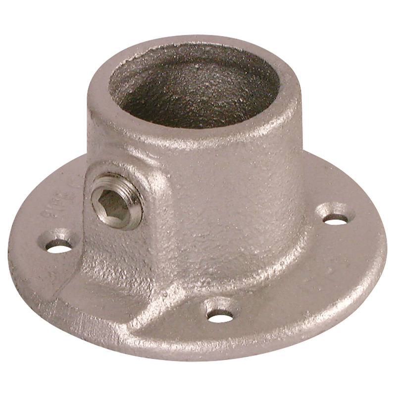 SIZE WALL PLATE PIPE CLAMPS H.RAIL
