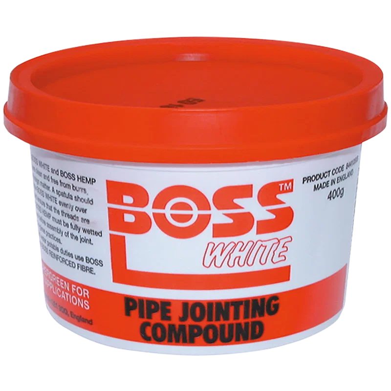 BOSS WHITE JOINTING PASTE 400GRM TUB