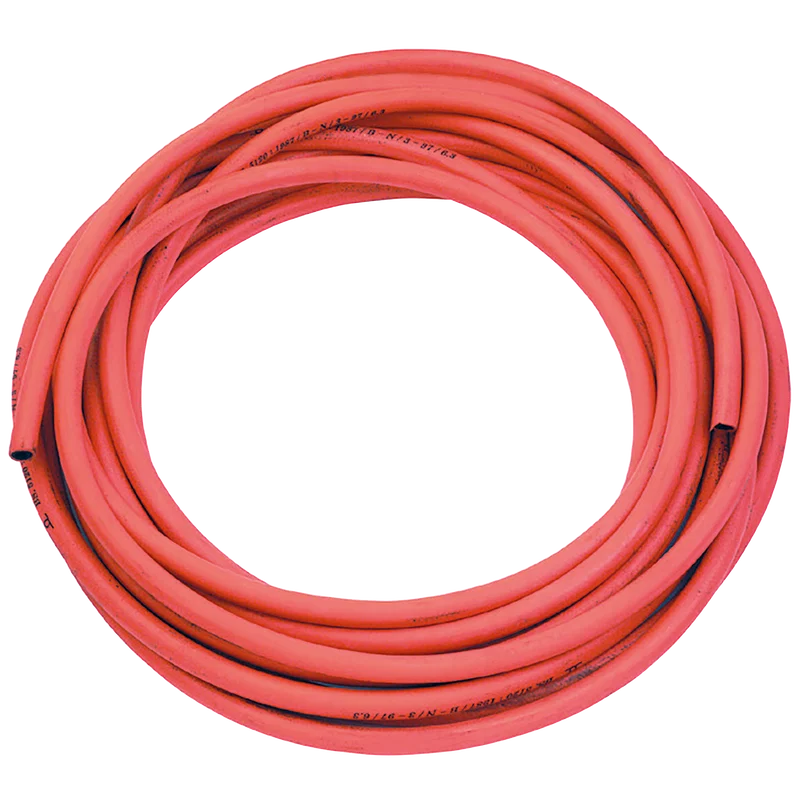 RED ACETYLENE GAS WELDING HOSE 25M