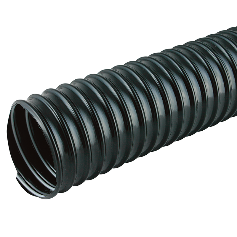 76MM X 10M BLACK LIGHT DUTY PVC DUCTING
