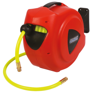AIR & WATER HI VIS HOSE REEL 3/8X10M