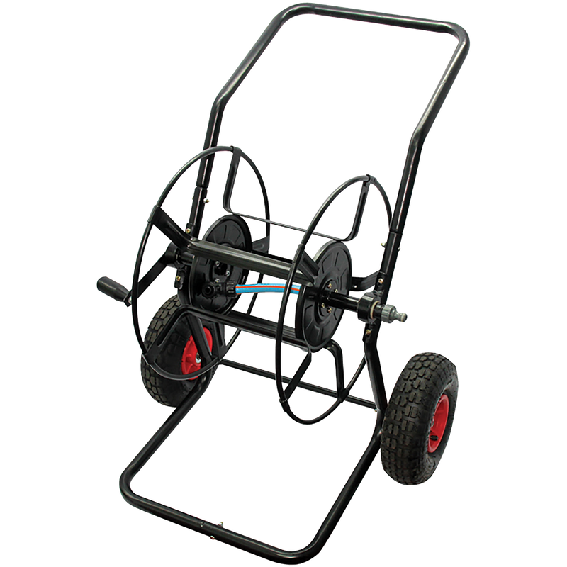 2 WHEEL HOSE CART BARE REEL