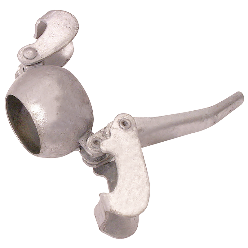 LEVER LOCK MALE END CAP C/W