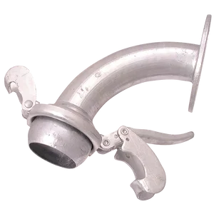 LEVER LOCK 90 MALE FLANGED NP16