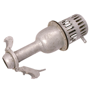LEVER LOCK FOOTVALVE & STRAINER MALE