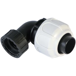 PP DN50X2 ELBOW FEMALE FITTING