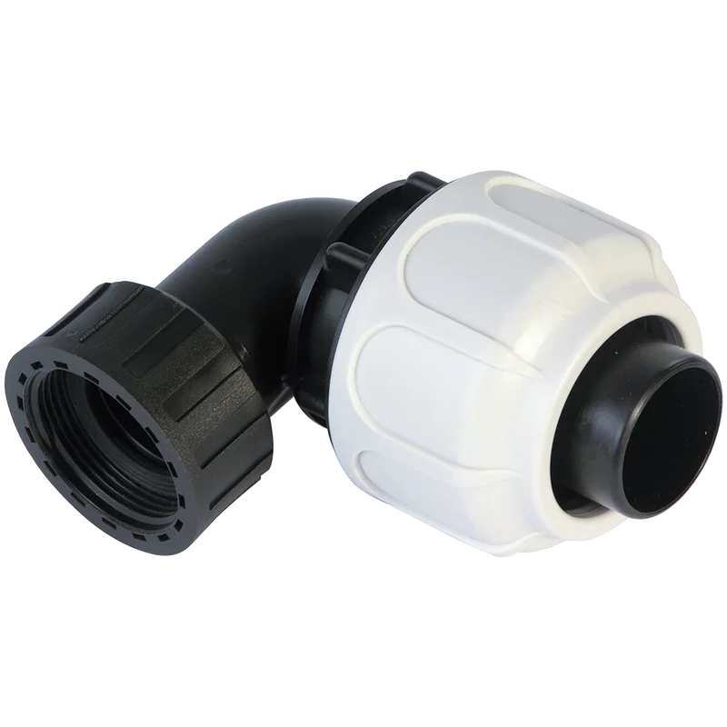 PP DN50X2 ELBOW FEMALE FITTING