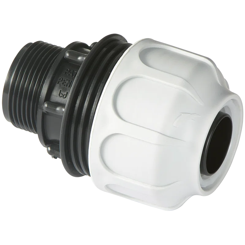 PP DN50X2 STRAIGHT MALE FITTING