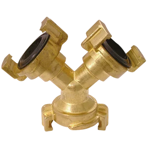 BRASS WATER COUPLING TRIPLE OUTLET