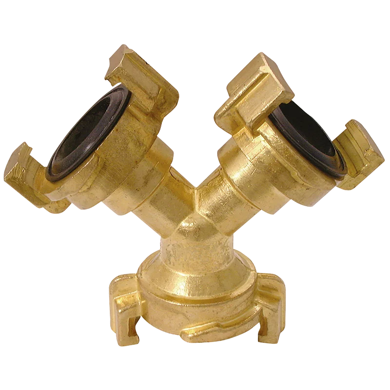 BRASS WATER COUPLING TRIPLE OUTLET