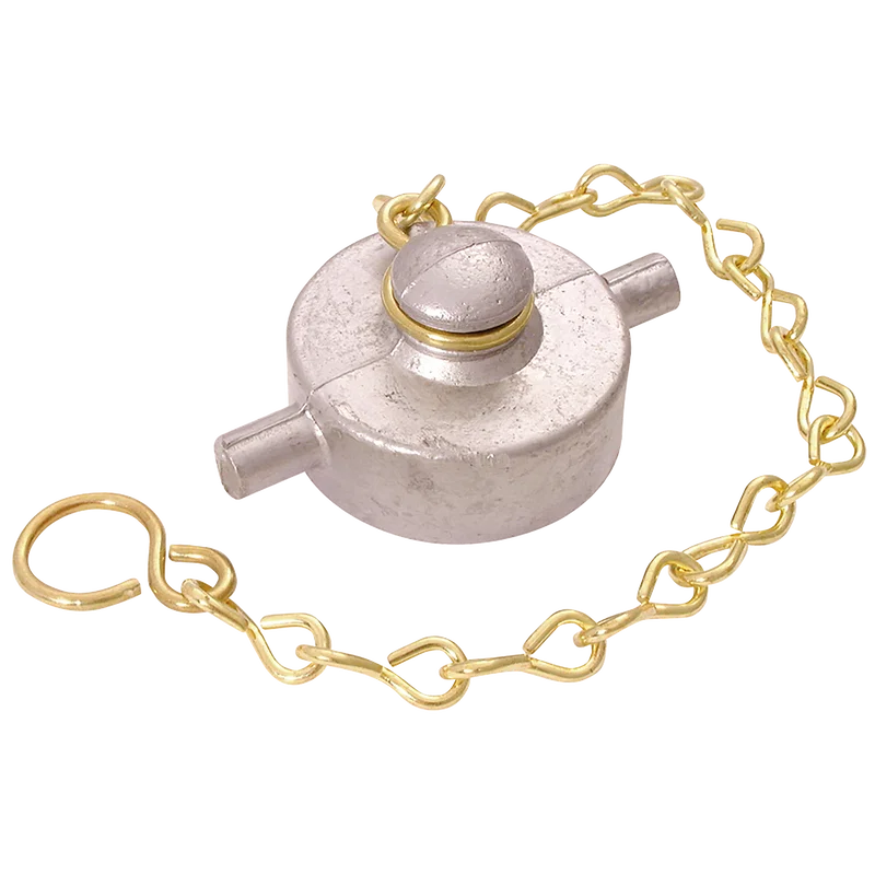 FEM ALLOY BLANK CAP & CHAIN