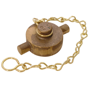 GUN METAL BLANK CAP & CHAIN