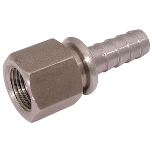 BSPP FEM NUT & TAIL A MILD STEEL