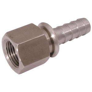BSPP FEM NUT & TAIL A MILD STEEL