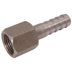 BSPP FEM NUT & TAIL C MILD STEEL